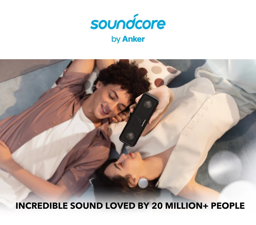 (EU stock) Soundcore 3 from Anker, Bluetooth 5.0 loudspeaker, 24H playing time, IPX7 waterproof, stereo sound with titanium membrane, Bas
