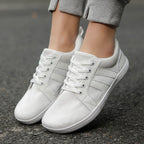 FANCYLEE Classic Women's GAT Barefoot Sneakers Retro Suede Minimalist Walking Shoes Wide Fit Zero Drop Casual Shoes Size 36-41