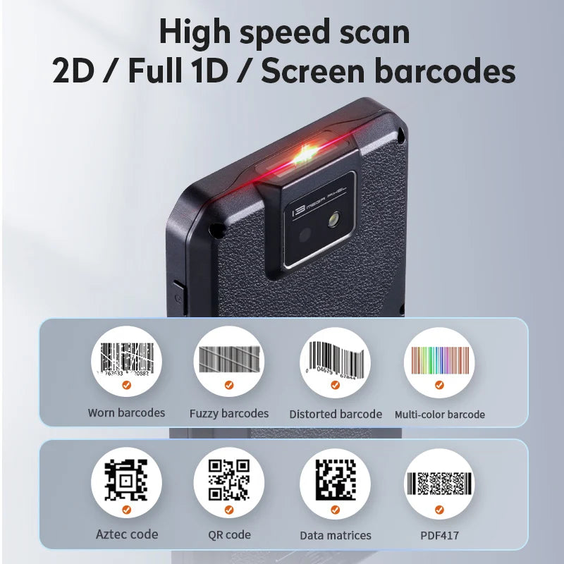 PDA927  Android 2D Qr Code Reader Handheld Terminal Pda Android Barcode Scanner With Nfc Rfid Reader Medical Device Pdas