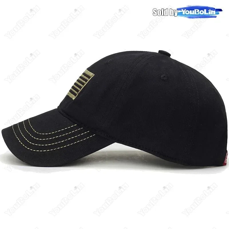 American Standard Men's Baseball Cap Four Seasons Outdoor Leisure Sun Hat Outdoor Fishing Hat