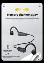 Lenovo New Real Bone Conduction Sport Headphone Wireless Earphone Bluetooth-compatible Headset Hands-free With Mic For Running