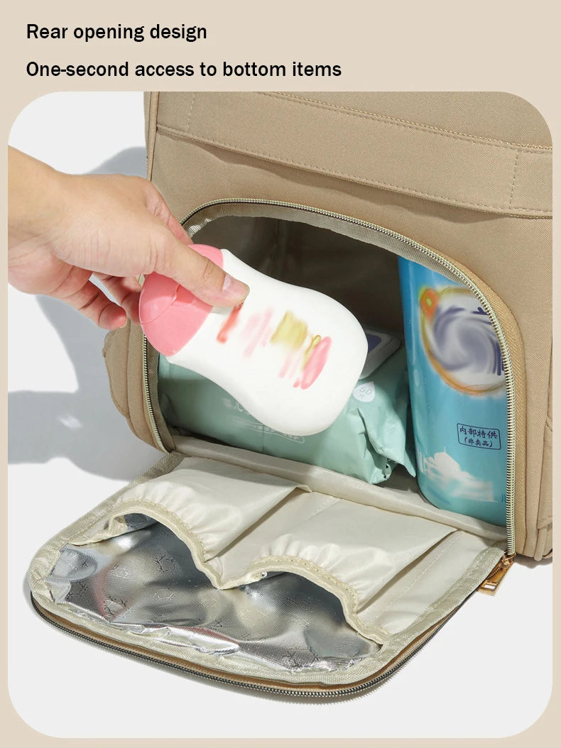 Fashion Mommy Backpack Large Capacity Diaper Bag Multifunctional Travel Baby Bag Maternity Backpack for Women Waterproof