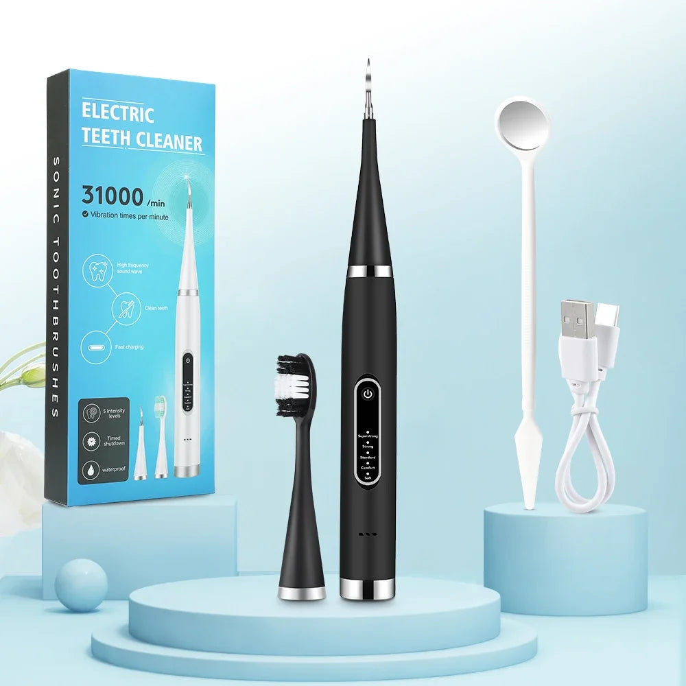 Electric Tooth Whitening Brush Sonic Toothbrush Tartar Eliminator Scraper Cleaner Dental Scaler Calculus Stone Remover Oral Care Main image