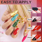 28Pcs/Set Gel Nail Polish Set Glass bottle Soak Off UV Gel Varnish Red Pink Colorful Gel Polish Matte Top Base Coat Nail Gel Kit
