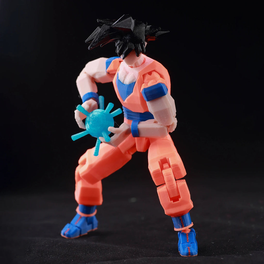 9L3D Printed Dragon Ball Son Goku Vegeta Beerus Frieza Anime Lucky13 Dummy13 Titan13 Action Figures Multi-Jointed Movable Toys