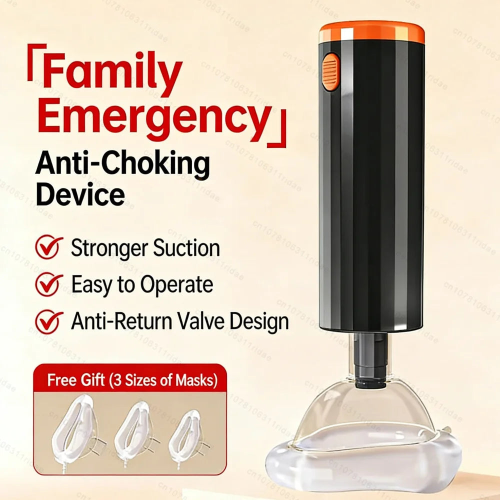 Auto Choking Rescue Device First Aid Kits Anti Choking Devices Emergency Suction Asphyxia Adults & Children CPR Rescue Device