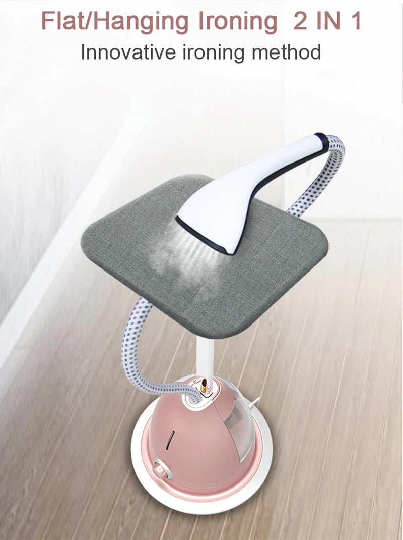 2 In 1 Professional Ironing Clothes Steamer Garment Steamer Fast Heat Steam Ironing Machine For Fabric Pure Silk Woolens Cotton