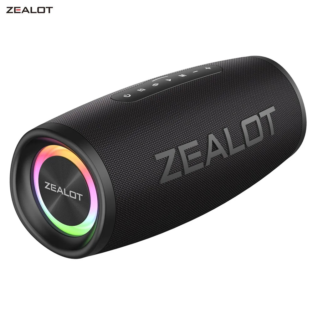 ZEALOT-S56 Bluetooth Speaker 40W Output Power Bluetooth Speaker with Excellent Bass Performace IPX6 Waterproof camping speaker Main image