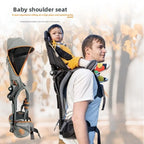 1 Pcs Child Carrier Saddle Shoulder Straps Children Travel Bag with Shoulder Straps Dad Hiking Single Shoulder Baby Carrier