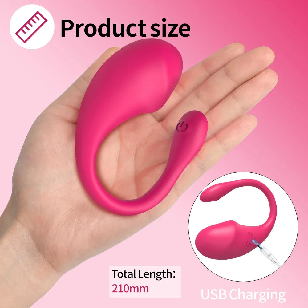 Wireless Bluetooth G Spot Vibrator for Women APP Remote Control Wear Vibrating Egg G Spot Clitoral Stimulator Sex Toys for Adult Secondary image