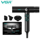 VGR Hair Dryer Professional Hair Dryer BLDC Motor Hair Styling Blow Dryer Machine 110000 RPM Negative Ion Salon Air Blower V-401