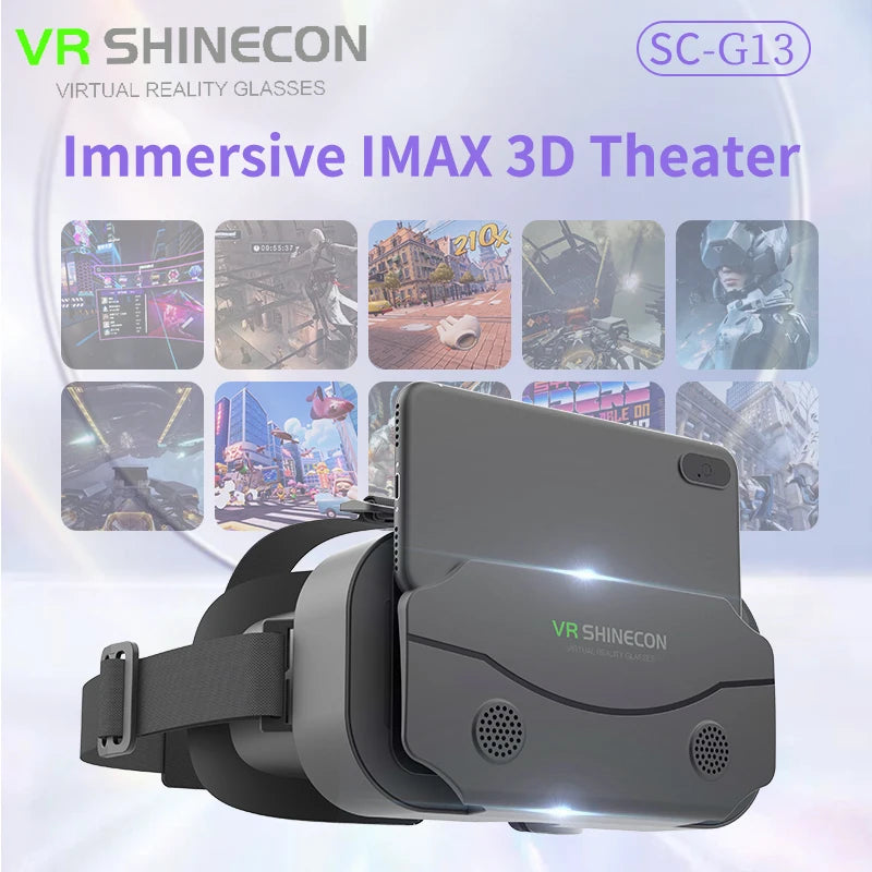 VR Glasses Virtual Reality Headset Viar Devices Helmet 3D Lenses Smart Goggles For Smartphones Phone Mobile Gogle Game Accessory Secondary image
