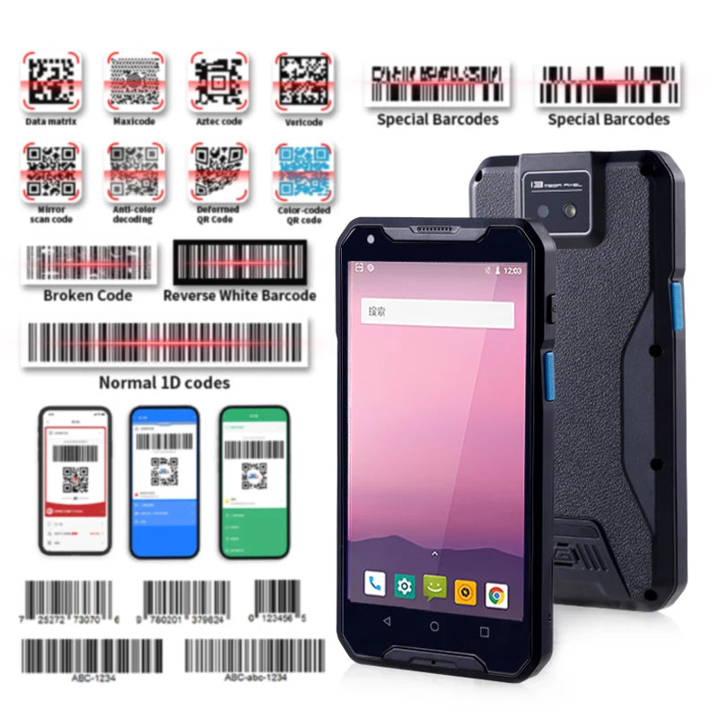 PDA927  Android 2D Qr Code Reader Handheld Terminal Pda Android Barcode Scanner With Nfc Rfid Reader Medical Device Pdas