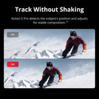 DJI Osmo Action 5 pro 1/1.3 ″ SSOR 4hrs Extended Battery Life twin OLED High-bright touchscreen Action 5