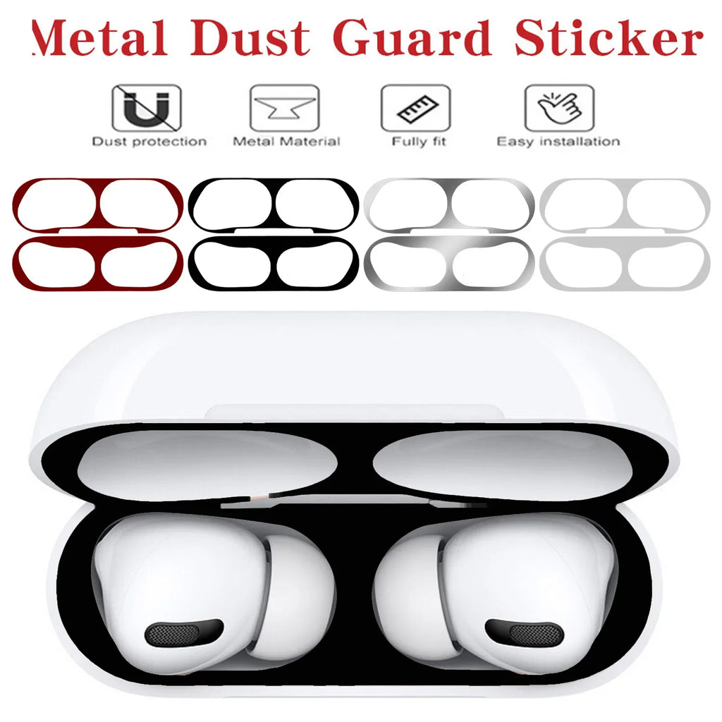 Metal Dustproof Film for Airpods Pro 3 Guard Sticker Anti-Scratch Protectors Ultra Thin for Airpod Pro3 Case Accessories