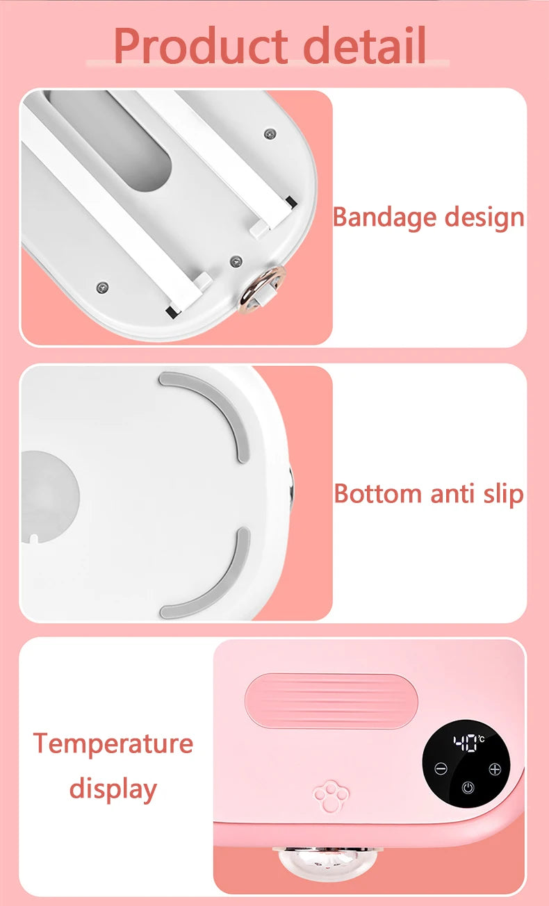 DMWD Household Wipes Heater Wet Towel Dispenser Facial Mask Warmer Electric Baby Tissue Heating Machine 0-55℃ Constant Temp 220V