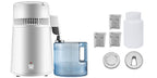 SucceBuy 4L Water Distiller Purifier Filter Dispenser Heating Drinking Bottle Softener 304 Stainless Steel Home Appliance
